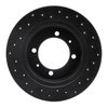 623-27027L Drilled Brake Rotor [Black], 2000-2007 Multiple Makes/Models, Position: Rear Left - image 4