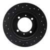 623-27027R Drilled Brake Rotor [Black], 2000-2007 Multiple Makes/Models, Position: Rear Right - image 4