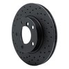 623-31027L Drilled Brake Rotor [Black], 1991-2006 BMW, Position: Front Left - image 2