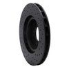 623-31037D Drilled Brake Rotor [Black], 1995-2002 BMW, Position: Right Front - image 3