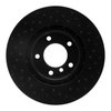 623-31037D Drilled Brake Rotor [Black], 1995-2002 BMW, Position: Right Front - image 4