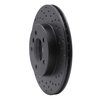 623-31046R Drilled Brake Rotor [Black], 1999-2008 BMW, Position: Front Right - image 3