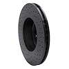 623-31063R Drilled Brake Rotor [Black], 2004-2010 BMW, Position: Front Right - image 1