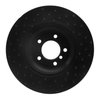 623-31082R Drilled Brake Rotor [Black], 2007-2015 BMW, Position: Front Right - image 3