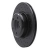 623-31085R Drilled Brake Rotor [Black], 2006-2013 BMW, Position: Front Right - image 3