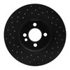 623-32004R Drilled Brake Rotor [Black], 2007-2008 Mini, Position: Front Right - image 4