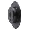 623-32016R Drilled Brake Rotor [Black], Fits Select Multiple Makes/Models, Position: Rear Right - image 2