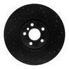 623-32019L Drilled Brake Rotor [Black], 2015-2019 Mini, Position: Front Left - image 3