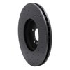 623-32019R Drilled Brake Rotor [Black], 2015-2019 Mini, Position: Front Right - image 3