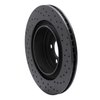 623-39021L Drilled Brake Rotor [Black], 2006-2020 Mopar, Position: Rear Left - image 3
