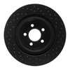 623-39021L Drilled Brake Rotor [Black], 2006-2020 Mopar, Position: Rear Left - image 4