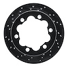623-40039L Drilled Brake Rotor [Black], 2002-2006 Multiple Makes/Models, Position: Rear Left, Rr Left - image 1