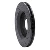 623-40107L Drilled Brake Rotor [Black], 2008-2016 Multiple Makes/Models, Position: Front Left - image 4