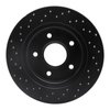 623-40109R Drilled Brake Rotor [Black], 2008-2016 Multiple Makes/Models, Position: Rear Right - image 4