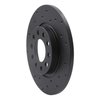 623-42012L Drilled Brake Rotor [Black], 2014-2021 Mopar, Position: Rear Left - image 3