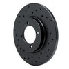 623-43000L Drilled Brake Rotor [Black], 1974-1987 Multiple Makes/Models, Position: Front Left - image 2
