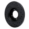 623-43000L Drilled Brake Rotor [Black], 1974-1987 Multiple Makes/Models, Position: Front Left - image 4