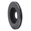 623-45007R Drilled Brake Rotor [Black], 1994-2001 GM, Position: Front Right - image 2