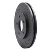 623-45007R Drilled Brake Rotor [Black], 1994-2001 GM, Position: Front Right - image 3