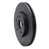623-45016L Drilled Brake Rotor [Black], 2010-2021 GM, Position: Front Left - image 2
