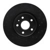 623-45016L Drilled Brake Rotor [Black], 2010-2021 GM, Position: Front Left - image 4