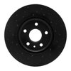 623-45016R Drilled Brake Rotor [Black], 2010-2021 GM, Position: Front Right - image 3
