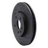 623-45016R Drilled Brake Rotor [Black], 2010-2021 GM, Position: Front Right - image 4