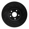 623-45019L Drilled Brake Rotor [Black], 2013-2019 GM, Position: Front Left - image 4