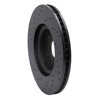 623-45019R Drilled Brake Rotor [Black], 2013-2019 GM, Position: Front Right - image 3