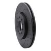623-45023L Drilled Brake Rotor [Black], 2016-2020 GM, Position: Front Left - image 3