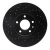 623-45045R Drilled Brake Rotor [Black], Fits Select GM, Position: Front Right - image 4