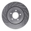 623-46007D Drilled Brake Rotor [Black], 1997-2009 GM, Position: Left Front - image 2