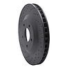 623-46008D Drilled Brake Rotor [Black], 1997-2009 GM, Position: Right Front - image 1