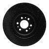623-46015L Drilled Brake Rotor [Black], 2004-2011 GM, Position: Front Left - image 1