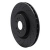 623-46015L Drilled Brake Rotor [Black], 2004-2011 GM, Position: Front Left - image 3