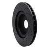 623-46015R Drilled Brake Rotor [Black], 2004-2011 GM, Position: Front Right - image 2