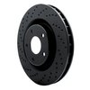 623-46018L Drilled Brake Rotor [Black], 2005-2013 GM, Position: Front Left - image 2