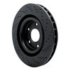 623-46018L Drilled Brake Rotor [Black], 2005-2013 GM, Position: Front Left - image 4
