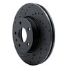 623-46033L Drilled Brake Rotor [Black], Fits Select GM, Position: Front Left - image 2