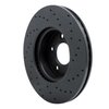623-46033L Drilled Brake Rotor [Black], Fits Select GM, Position: Front Left - image 4