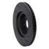 623-46036L Drilled Brake Rotor [Black], Fits Select GM, Position: Front Left - image 2
