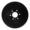 623-46043L Drilled Brake Rotor [Black], 2004-2009 GM, Position: Front Left - image 4