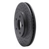 623-47032R Drilled Brake Rotor [Black], 2005-2005 GM, Position: Front Right - image 2