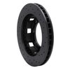 623-48064L Drilled Brake Rotor [Black], 1971-1991 Multiple Makes/Models, Position: Front Left - image 3