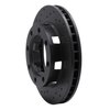 623-48064L Drilled Brake Rotor [Black], 1971-1991 Multiple Makes/Models, Position: Front Left - image 4