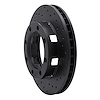 623-48064R Drilled Brake Rotor [Black], 1971-1991 Multiple Makes/Models, Position: Front Right - image 1