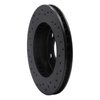 623-54020R Drilled Brake Rotor [Black], 1986-1992 Ford/Lincoln/Mercury/Mazda, Position: Front Right, Rear Right - image 4