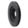 623-54055 Drilled Brake Rotor [Black], 2005-2006 Ford/Lincoln/Mercury/Mazda, Position: Rear - image 3