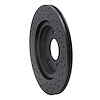 623-54058R Drilled Brake Rotor [Black], 2005-2014 Ford/Lincoln/Mercury/Mazda, Position: Rear Right - image 1