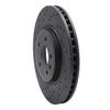 623-54062L Drilled Brake Rotor [Black], 2009-2010 Ford/Lincoln/Mercury/Mazda, Position: Front Left - image 3